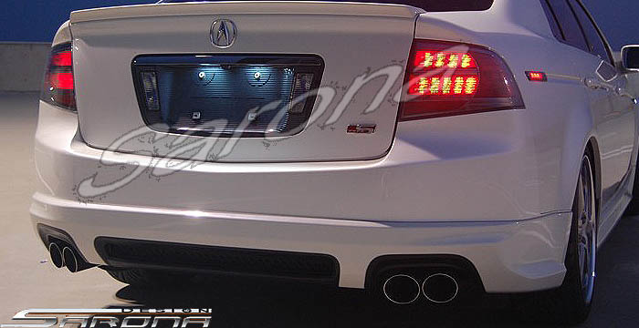 Custom Acura TL  Sedan Rear Lip/Diffuser (2004 - 2008) - $575.00 (Part #AC-001-RA)